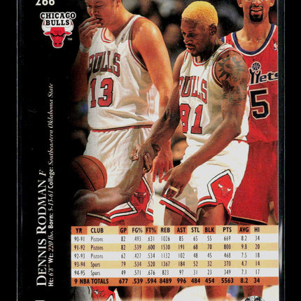 1995 Upper Deck Electric Court Dennis Rodman #266