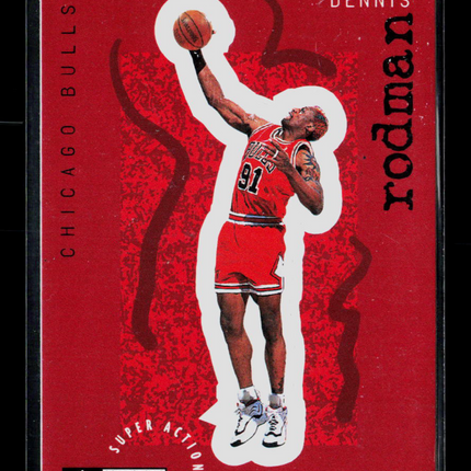1997 Upper Deck Collector's Choice Stick-Ums Dennis Rodman #S4