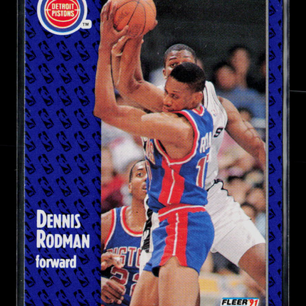 1989 Fleer Dennis Rodman #63