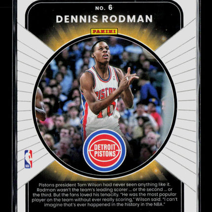 2022 Panini Donruss Optic Winner Stays Dennis Rodman #6