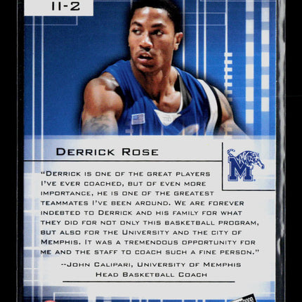 2008 Press Pass Insider Insight Derrick Rose #II-2