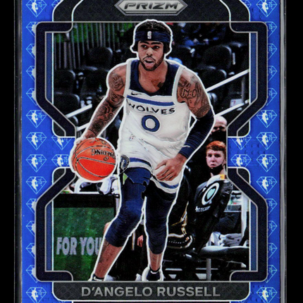 2021 Panini Prizm D'Angelo Russell #52 75th Anniversary