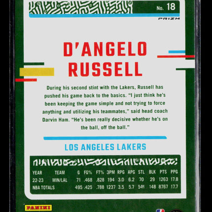 2023 Panini Donruss Optic D'Angelo Russell #18 Holo