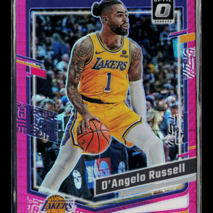 2024 Panini Donruss Optic D'Angelo Russell #18 Pink Hyper