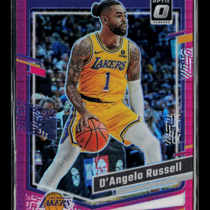2024 Panini Donruss Optic D'Angelo Russell #18 Pink Hyper