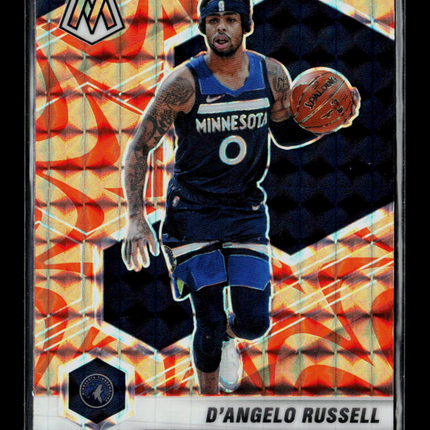 2021 Panini Mosaic D'Angelo Russell #147 Orange