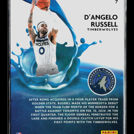 2021 Panini Donruss Optic Splash D'Angelo Russell #7