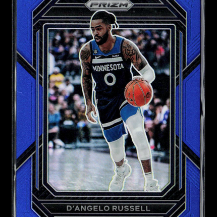 2022 Panini Prizm D'Angelo Russell #43 Blue 002/199