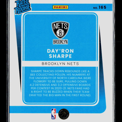 2022 Panini Donruss Optic Basketball Day'Ron Sharpe #165 Holo