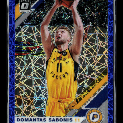 2020 Panini Donruss Optic Domantas Sabonis #138 Blue Velocity