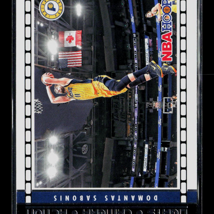 2021 Panini Hoops Lights Camera Action Domantas Sabonis #25