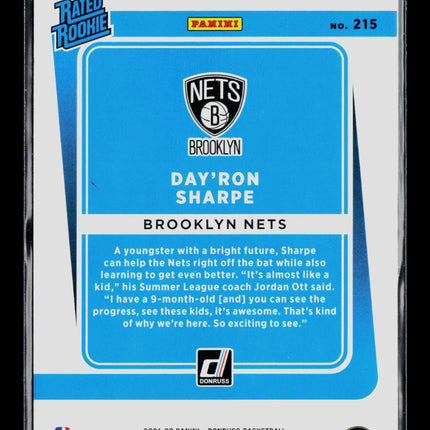 2021 Panini Donruss Day'Ron Sharpe #215
