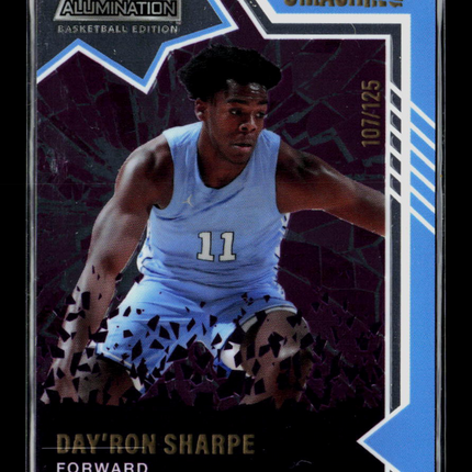 2022 Wild Card Alumination Smashing Day'Ron Sharpe #SM-4 Blue 107/125