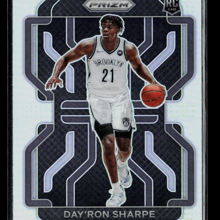 2021 Panini Prizm Day'Ron Sharpe #281 RC Silver