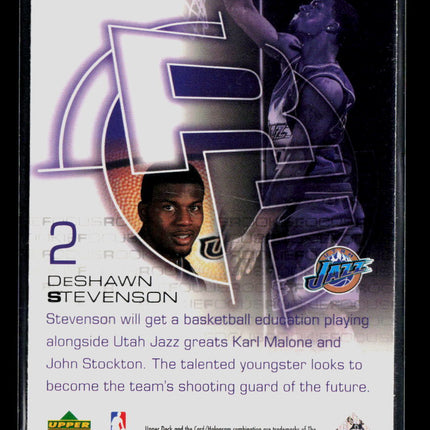 2001 Upper Deck Rookie Focus DeShawn Stevenson #RF8