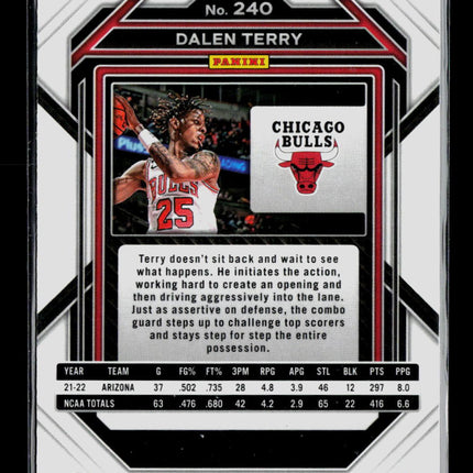 2023 Panini Prizm Dalen Terry #240 RC