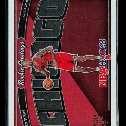 2022 Panini Hoops Rookie Greetings Dalen Terry #18
