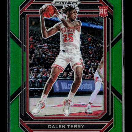 2023 Panini Prizm Dalen Terry #240 Green RC