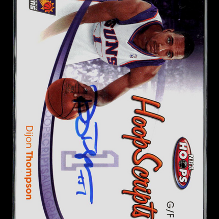 2006 Fleer Hoops Hoop Scripts Dijon Thompson #HS-DT Auto