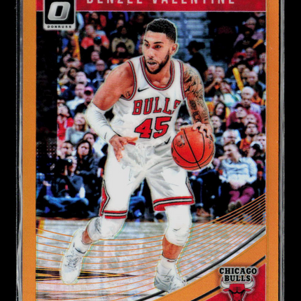 2019 Panini Donruss Optic Denzel Valentine #78 Orange 070/199