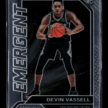 2021 Panini Prizm Emergent Devin Vassell #19 RC