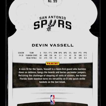 2021 Panini Crown Royale Devin Vassell #99 RC