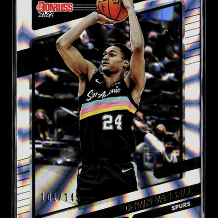2021 Donruss Devin Vassell #15 Laser 101/149
