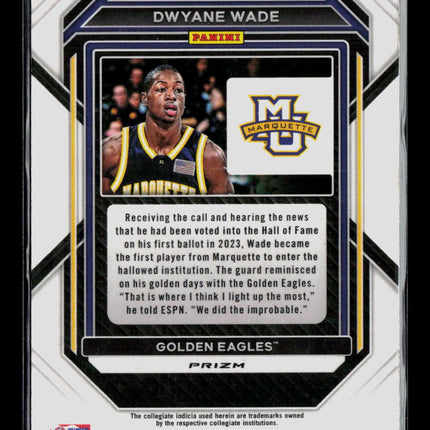 2023 Panini Prizm Draft Picks Dwyane Wade #99 Green
