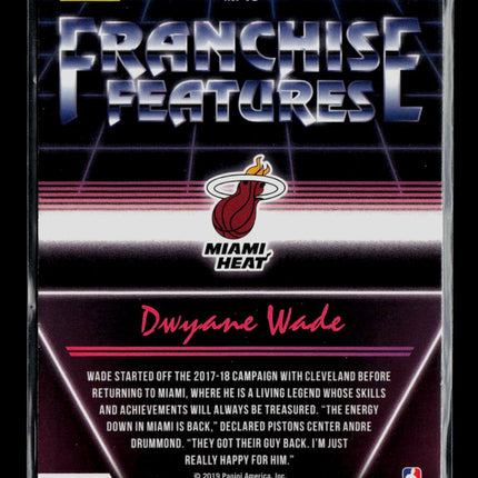 2019 Donruss Optic Franchise Features Dwyane Wade #16