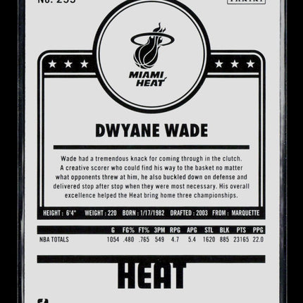 2023 Panini Hoops Dwyane Wade #299 Winter