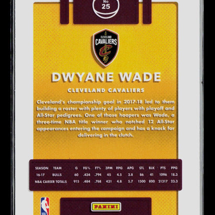 2018 Donruss Optic Dwyane Wade #25