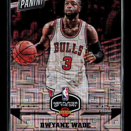 2017 Panini NBA Player of the Day Dwyane Wade #4 Squares