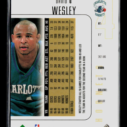 1999 Upper Deck SPx David Wesley #7