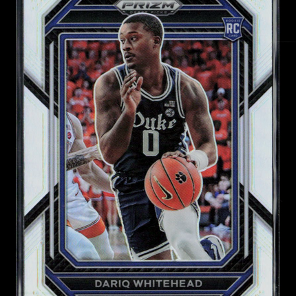 2023 Panini Prizm Draft Picks Dariq Whitehead #25 RC Silver