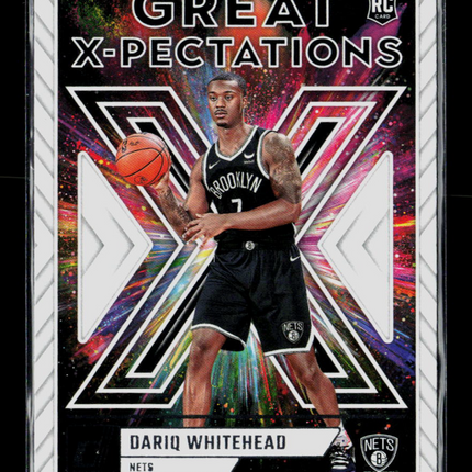 2023 Panini Donruss Great X-Pectations Dariq Whitehead #19 RC