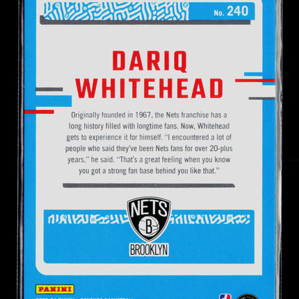 2023 Donruss Dariq Whitehead #240