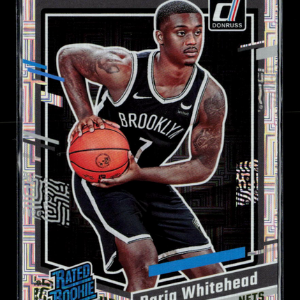 2023 Panini Donruss Dariq Whitehead #240