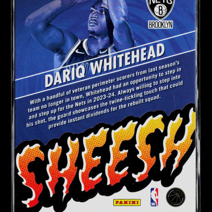 2023 Panini NBA Hoops Sheesh Dariq Whitehead #18 RC
