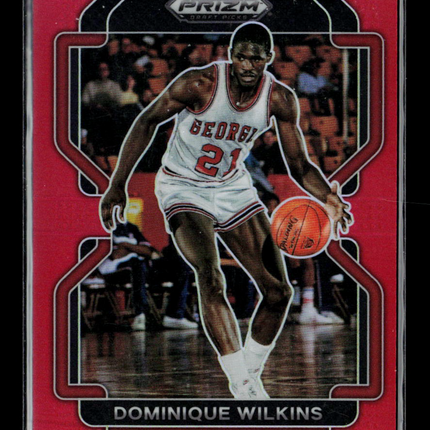 2022 Panini Prizm Draft Picks Dominique Wilkins #14 Red 010/299