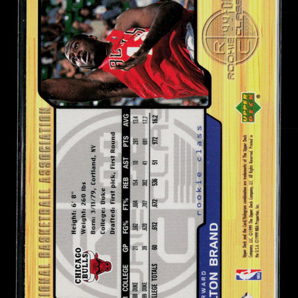 1999 Upper Deck Rookie Class Elton Brand #156