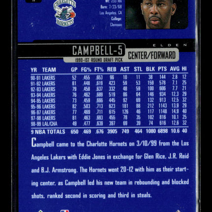 1990 Upper Deck Elden Campbell #11