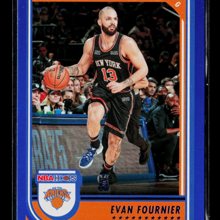 2022 Panini Hoops Evan Fournier #19 Blue
