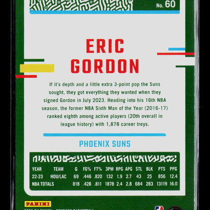 2023 Panini Donruss Eric Gordon #60 Green Laser