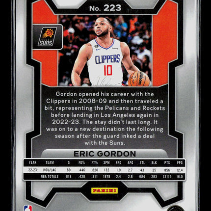 2023 Panini Prizm Eric Gordon #223 Silver Ice