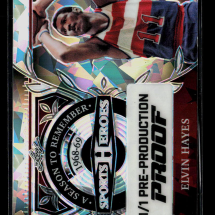 2012 Leaf Sports Heroes Elvin Hayes Pre-Production Proof 1/1