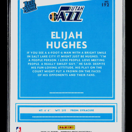 2021 Donruss Optic Elijah Hughes #192