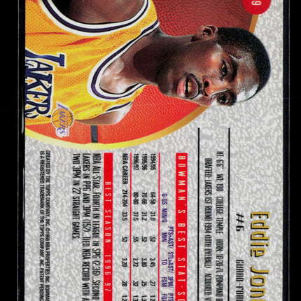 1996 Bowman's Best Eddie Jones #49