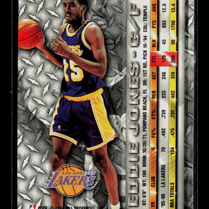 1996 Fleer Metal Eddie Jones #49