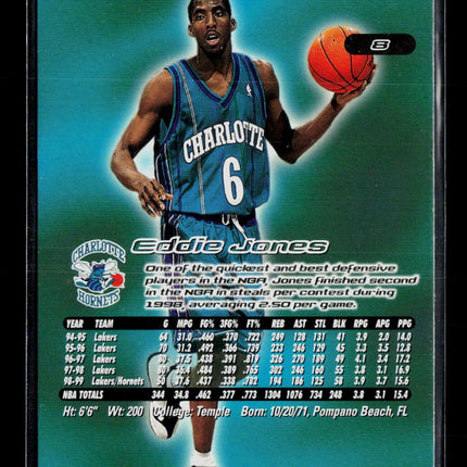 1999 Fleer Ultra Eddie Jones #8