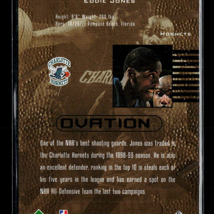 1999 Upper Deck Ovation Eddie Jones #6
